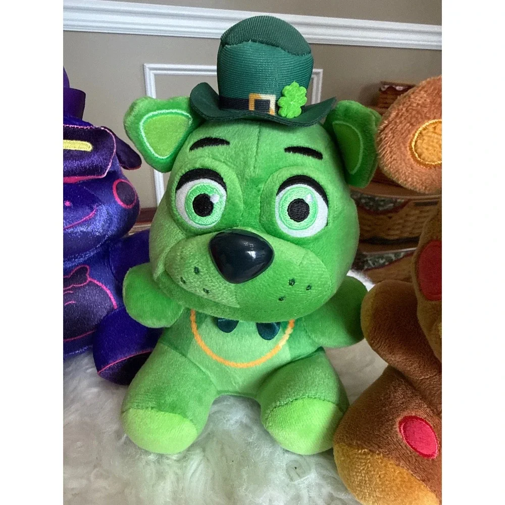 Five Nights at Freddys Plush Lot Foxy Bonnie Freddy Chica Reversible 7-8 Inch